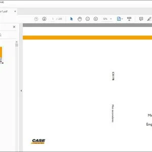 Case CX17B Mini excavadores Empleo Y Cuidado 84135605 - PDF DOWNLOAD