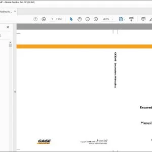 Case CX220B Excavadora Hidraulica Manual del Operador 71114012 - PDF DOWNLOAD