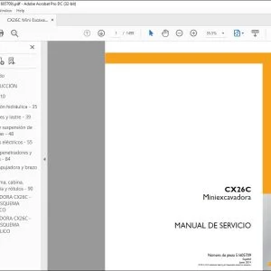 Case CX26C Miniexcavadora Manual de Servicio 51605709 - PDF DOWNLOAD