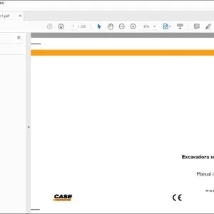 Case CX290B Excavadora sobre orugas Manual del Operador 84327795 - PDF DOWNLOAD