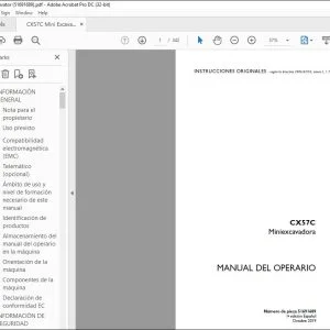 Case CX57C Miniexcavadora Manual de Operario 51691689 - PDF DOWNLOAD