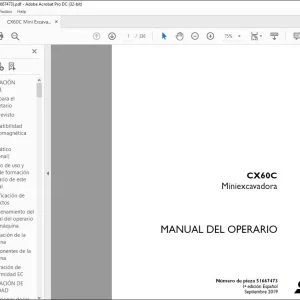 Case CX60C Miniexcavadora Manual del Operario 51667473 - PDF DOWNLOAD