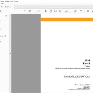 Case ISM Tier 4 Motor Manual de Servicio 47632301 - PDF DOWNLOAD