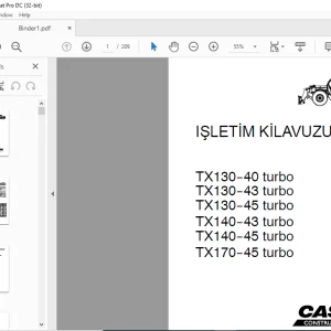 Case TX130-40 turbo TX130-43 turbo TX130-45 turbo TX140-43 turbo TX140-45 turbo TX170-45 turbo IŞLETİM KİLAVUZU - PDF DOWNLOAD