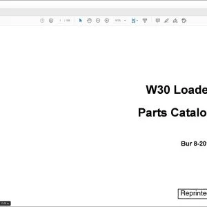 Case W30 Loader Parts Catalog Manual 8-2013 - PDF DOWNLOAD