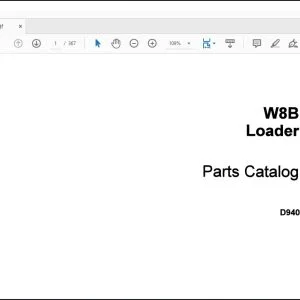 Case W8B Loader Parts Catalog Manual D940 - PDF DOWNLOAD