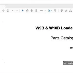 Case W9B & W10B Loader Parts Catalog Manual 1144 - PDF DOWNLOAD