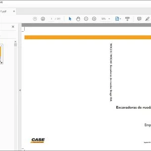 Case WX210 WX240 Excavadoras de ruedas Stage IIIA Empleo y Cuidado 84285755 - PDF DOWNLOAD