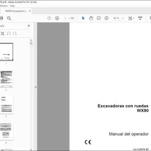 Case WX90 Excavadoras con ruedas Manual del Operador 6-29970 - PDF DOWNLOAD