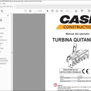 Case YETI STD YETI HD TURBINA QUITANIEVES Manual del operador - PDF DOWNLOAD