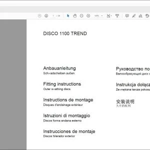 Claas Mowers DISCO 1100 TREND Outer swathing discs Fitting Instructions Manual_DE_EN_FR_ES_IT_RU - PDF DOWNLOAD