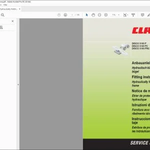 Claas Mowers DISCO 3100 F 3100 FC 3100 FRC Hydraulically folding safety frame Fitting Instructions Manual_DE_EN_FR_ES_IT_RU - PDF DOWNLOAD