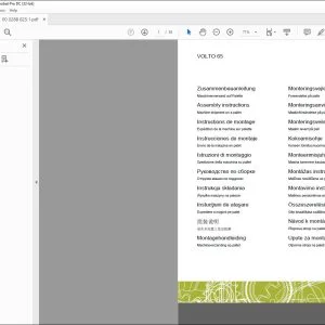 Claas Swathers VOLTO 65 Machine shipment on a pallet Assembly Instruction_FR_DE_EN_RU_IT_ES - PDF DOWNLOAD