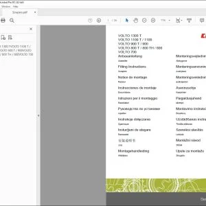 Claas Tedders VOLTO 1300 T 1100 T  1100 900 T  900 800 T  800 TH  800 700 Scrapers FITTING INSTRUCTIONS Manual_DE_EN_FR_ES_IT_NL