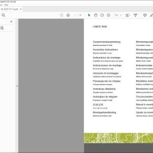 Class Swathers LINER 3600 Machine shipment in a box Assembly Instruction_FR_DE_EN_RU_IT_ES - PDF DOWNLOAD