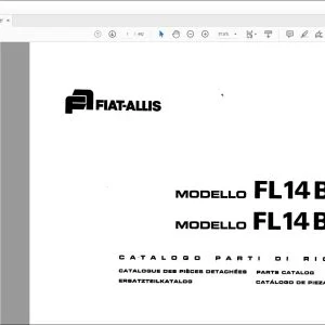 Fait Allis FL 14B FL14 B Parts Catalog Manual - PDF DOWNLOAD