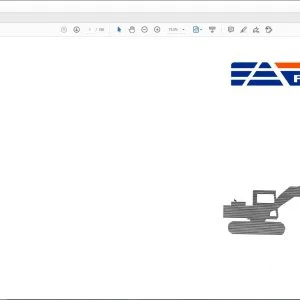 Fiatallis FH120 Excavators Parts Catalog Manual - PDF DOWNLOAD