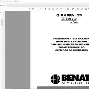 Giraffa 53 Ben 2000 PSB Spare Parts Catalogue Manual 59821416 - PDF DOWNLOAD