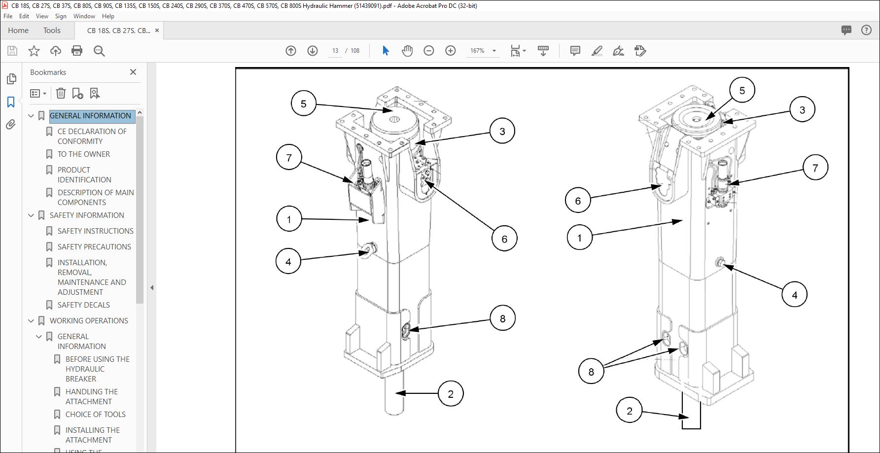 New Holland CB 18S CB 27S CB 37S CB 80S CB 90S CB 135SCB 150S CB 240S ...