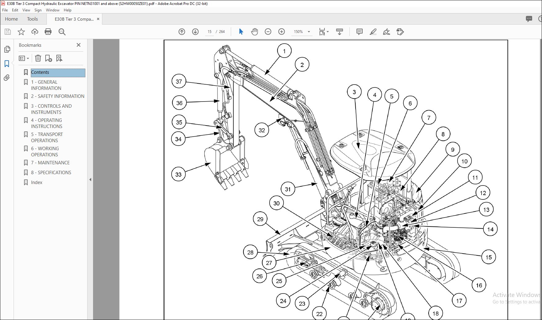 New Holland E30B Tier 3 Compact Hydraulic Excavator Operator's Manual ...