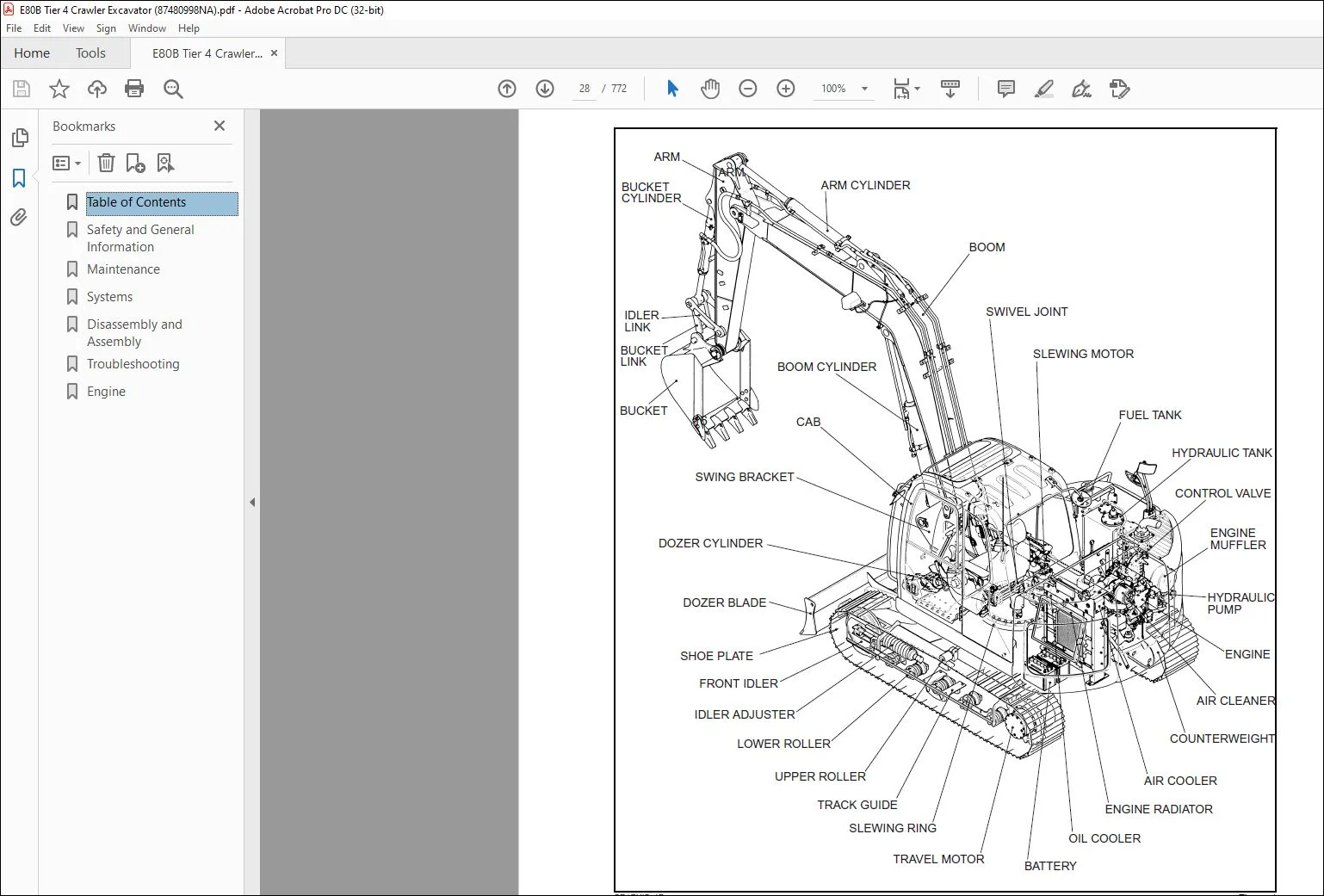 New Holland E80B TIER 4 CRAWLER Excavator REPAIR MANUAL 87480998NA - PDF DOWNLOAD - Image 4
