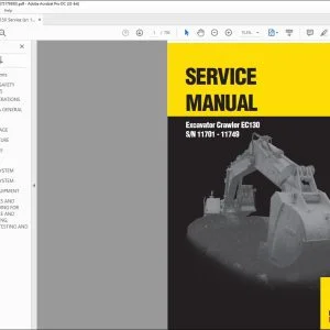 New Holland EC130 Crawler Excavator Service Manual - PDF DOWNLOAD