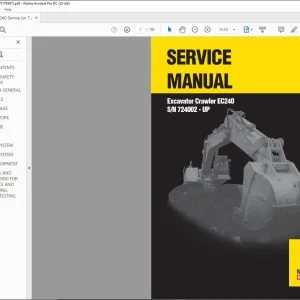 New Holland EC240 Crawler Excavator Service Manual - PDF DOWNLOAD