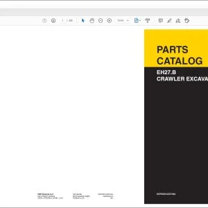 New Holland EH27.B Crawler Excavator Parts Catalog Manual S3PV00014ZE01NA - PDF DOWNLOAD