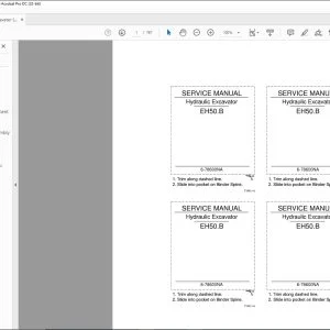 New Holland EH50.B Hydraulic Excavator Service Manual 6-78600 - PDF DOWNLOAD