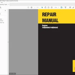 New Holland F4GE0484G-F4GE0454C Engines Repair Manual - PDF DOWNLOAD