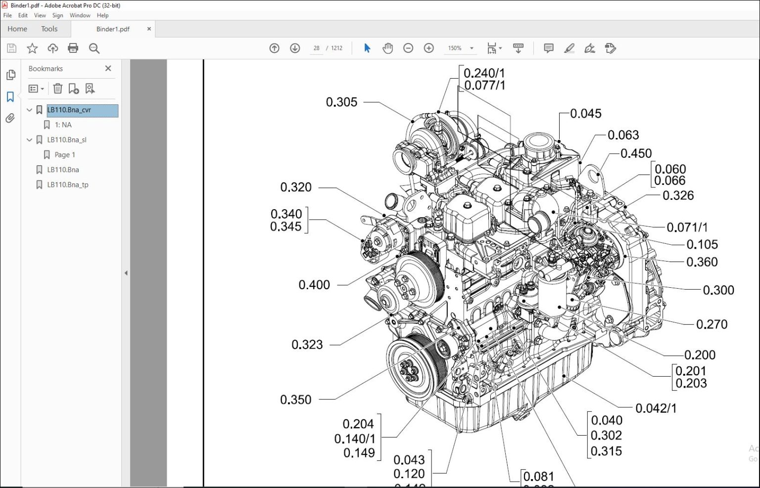 New Holland LB110.B Backhoe Loader Parts Catalog Manual 6036803400NA ...