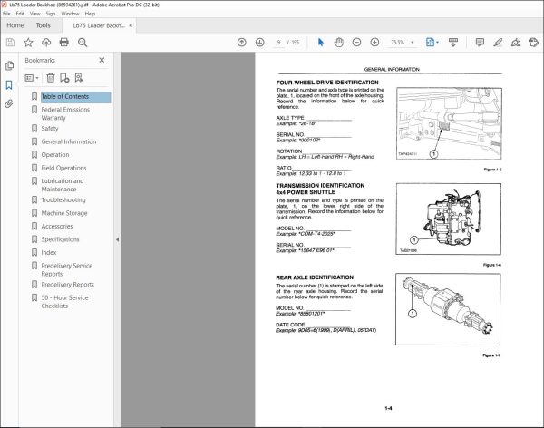 New Holland Lb75 Wheel Loader Operator's Manual 86594261 - Pdf Download 