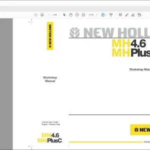 New Holland MH4.6 MH Plus C Workshop Manual 60413482 - PDF DOWNLOAD