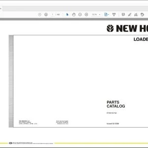 New holland B115 LOADER BACKHOE PARTS CATALOG Manual 87364132 NA - PDF DOWNLOAD