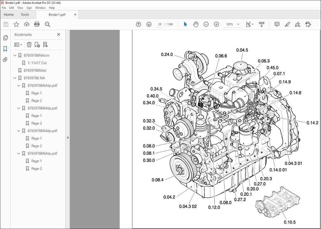 New Holland B90B TIER 3 BACKHOE LOADER PARTS CATALOG 87659786 NA - PDF ...