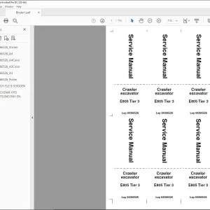 New holland E805 Tier 3 Crawler excavator Service Manual 84366526 - PDF DOWNLOAD