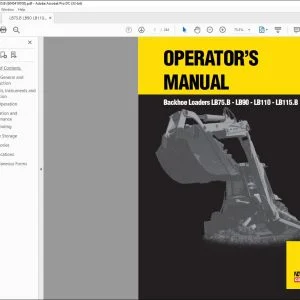 New holland LB75.B - LB90 - LB110 - LB115.B Backhoe Loaders OPERATOR S MANUAL - PDF DOWNLOAD