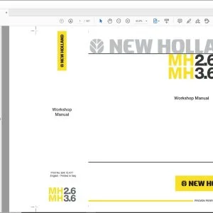 New holland MH2.6 MH3.6 Workshop Manual 604.13.477 - PFD DOWNLOAD