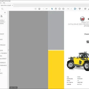 Wacker KRAMER 5509 TELEHANDER SPARE PARTS LIST Manual - PDF DOWNLOAD
