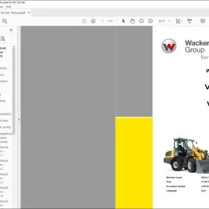 Wacker Neuson Group WL60 WL70 Wheel loaders Service manual - PDF DOWNLOAD
