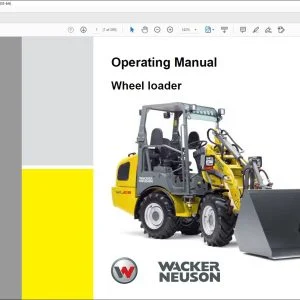 Wacker Neuson WL28 Wheel loader Operating Manual - PDF DOWNLOAD