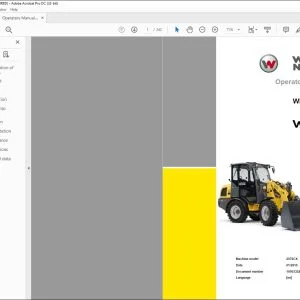 Wacker Neuson WL34 Wheel loader Operator’s Manual - PDF DOWNLOAD