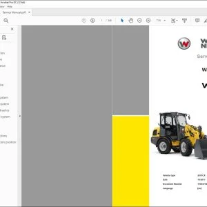 Wacker Neuson WL34 Wheel loader Service Manual - PDF DOWNLOAD