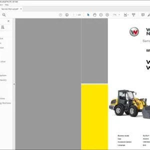 Wacker Neuson WL44 WL54 Wheel loader Service Manual - PDF DOWNLOAD