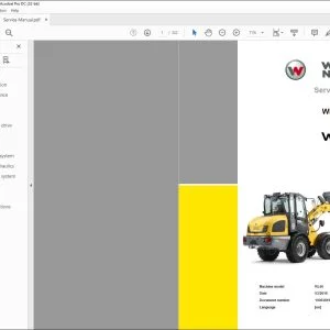 Wacker Neuson WL52 Wheel Loader Service Manual - PDF DOWNLOAD