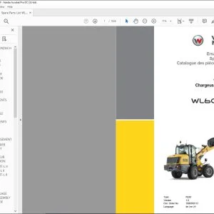 Wacker Neuson WL60 T4F Wheel loader Spare parts list Manual - PDF DOWNLOAD