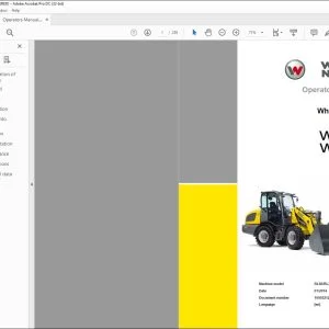 Wacker Neuson WL60 WL70 Wheel loaders Operator’s Manual - PDF DOWNLOAD