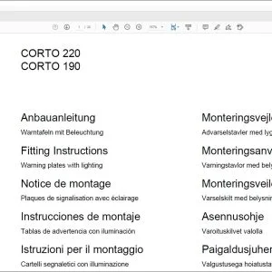 claas Mower CORTO 220 190 Warning plates with lighting Fitting Instruction Manual_DE_FR_EN_IT_ES_FR - PDF DOWNLOAD
