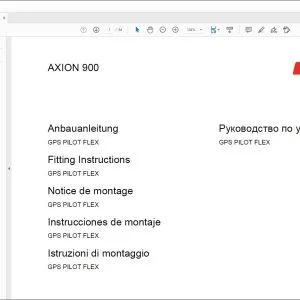 claas Tractors AXION 900 GPS PILOT FLEX Fitting Instructions Manual_DE_FR_EN_IT_ES_RU - PDF DOWNLOAD