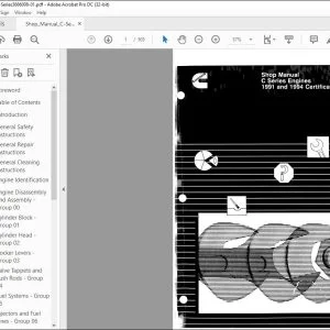 1991-1994 Cummins C Series Engine Shop Manual 3666008-01 - PDF DOWNLOAD